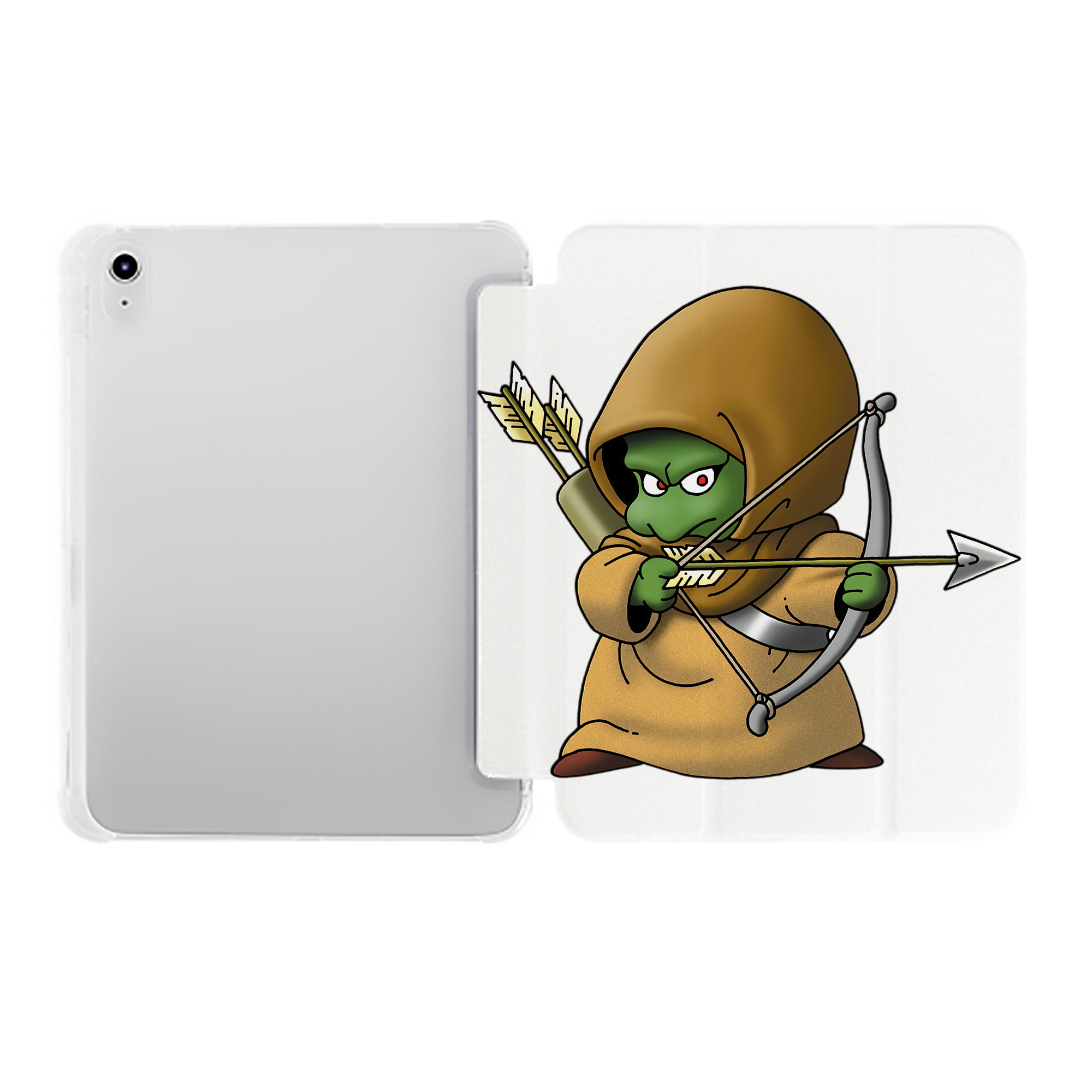 （画像用） ドラゴンクエスト Doragon Kuesuto Dragon Quest IPad ケース ペン収納付き 三つ折りスタンド PUレザー×シリコン 対応機種9.5/10.5/10.9インチ